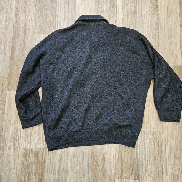 Vtg Graff Geometric Sweater Womens M Gray Beige Boho Hippie Retro Grandmacore - Picture 5 of 9